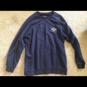 Navy Brixton Crewneck
